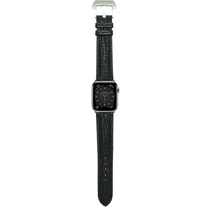 Shark Skin Watch Strap - Black