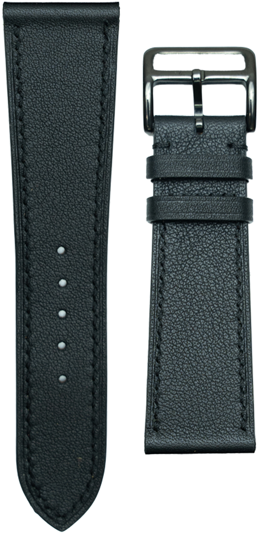 Swift Leather Watch Strap - Black