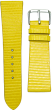 将图片加载到图库查看器，Lizard Leather Watch Strap - Yellow
