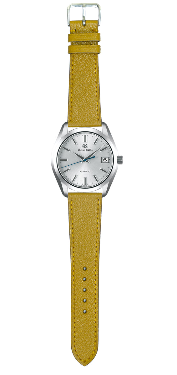 Alran Goat Leather Watch Strap - Yellow – VGreen