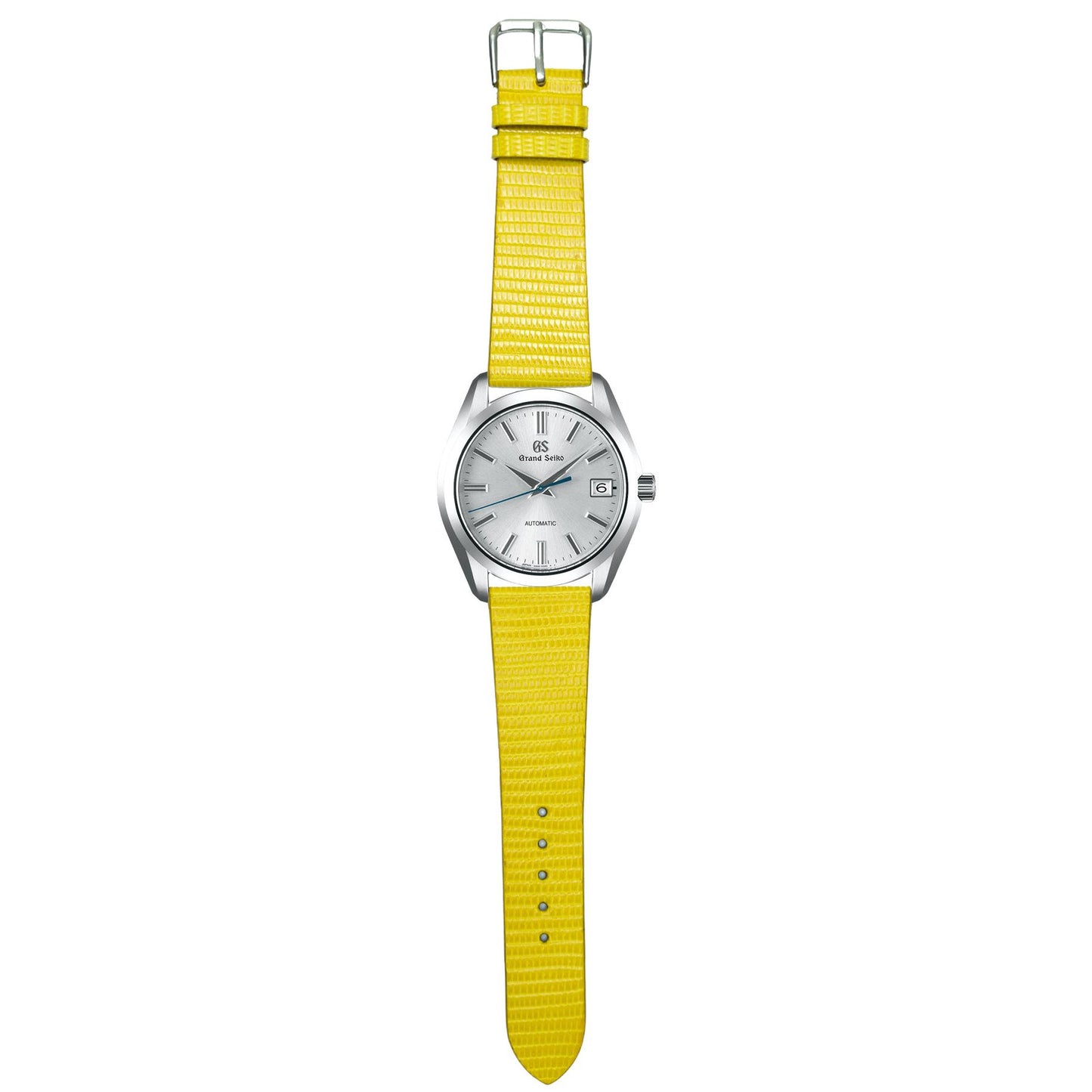 Lizard Leather Watch Strap - Yellow